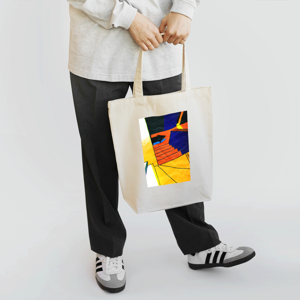 ネコイヌ軒の『階段の下』 Tote Bag