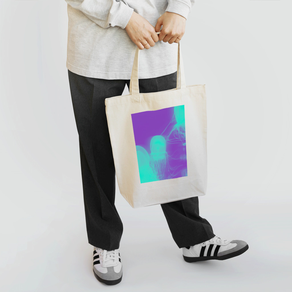 しょーわのネオン海月・青 Tote Bag