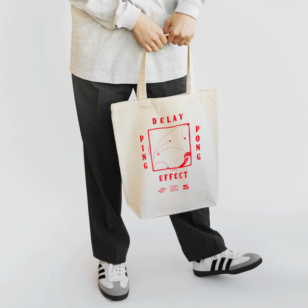 astrollage zakka official storeのDELAY EFFECT RED Tote Bag