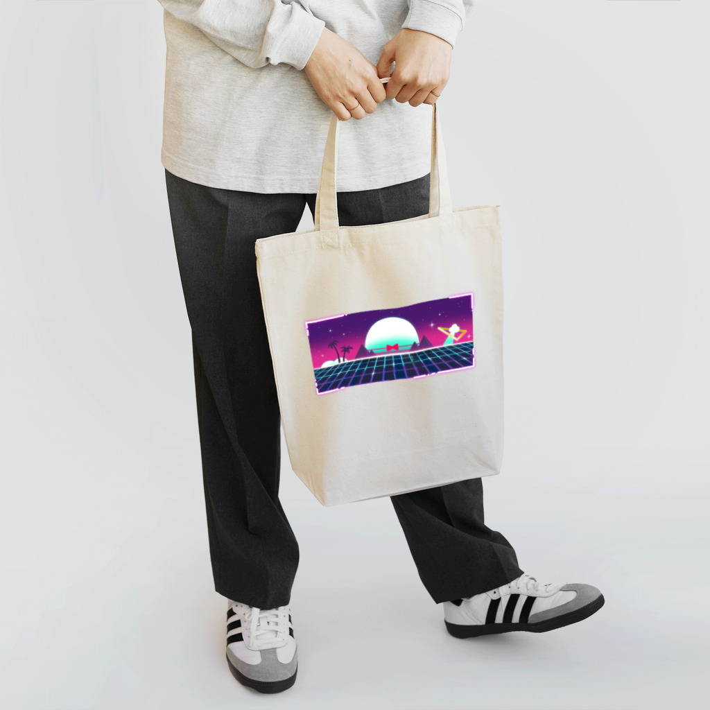 いちぼ君のお店のICHIBO-SynthWave Tote Bag