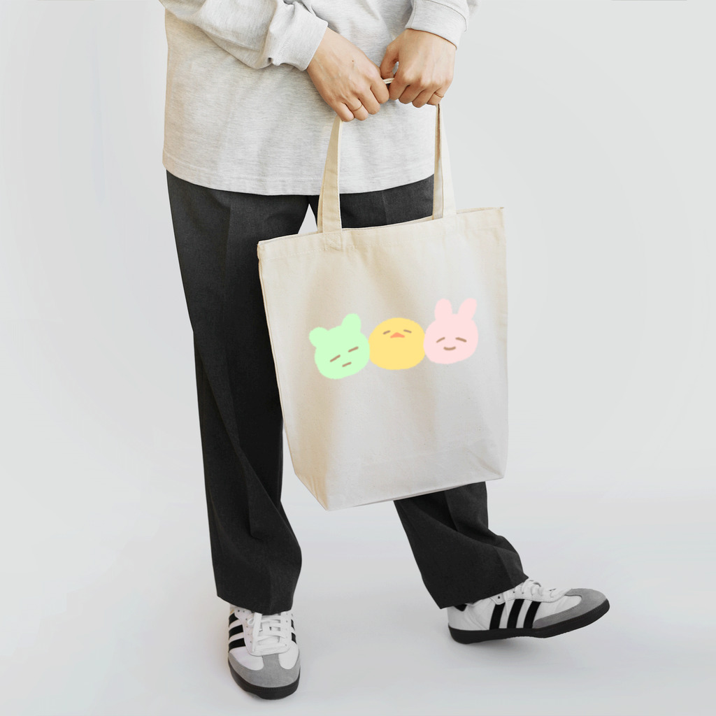 寝坊助ショップのくまさん､ ぴよさん､ うさぎさん Tote Bag