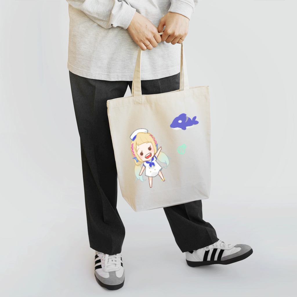 YURUPOSEのちびえまとしゃちのトートバッグ Tote Bag