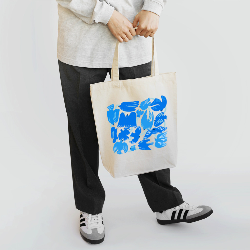 TORIIROTの鳥モチーフのデザイントートバッグ Tote Bag