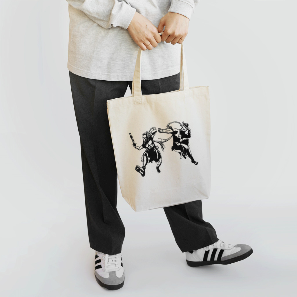 circledesigncollectionのHIPHOP仁王 Tote Bag