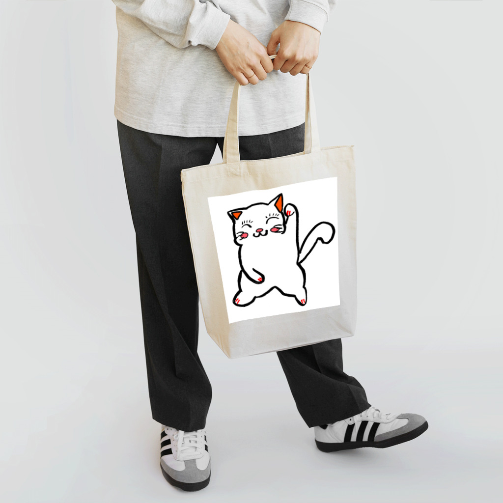 T'seyeの招福猫『福にゃん』福よ来い来い招き猫 Tote Bag