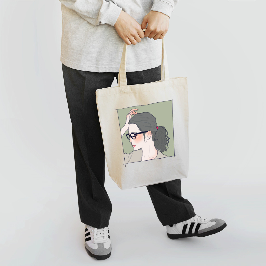 86の眼鏡女子 Tote Bag