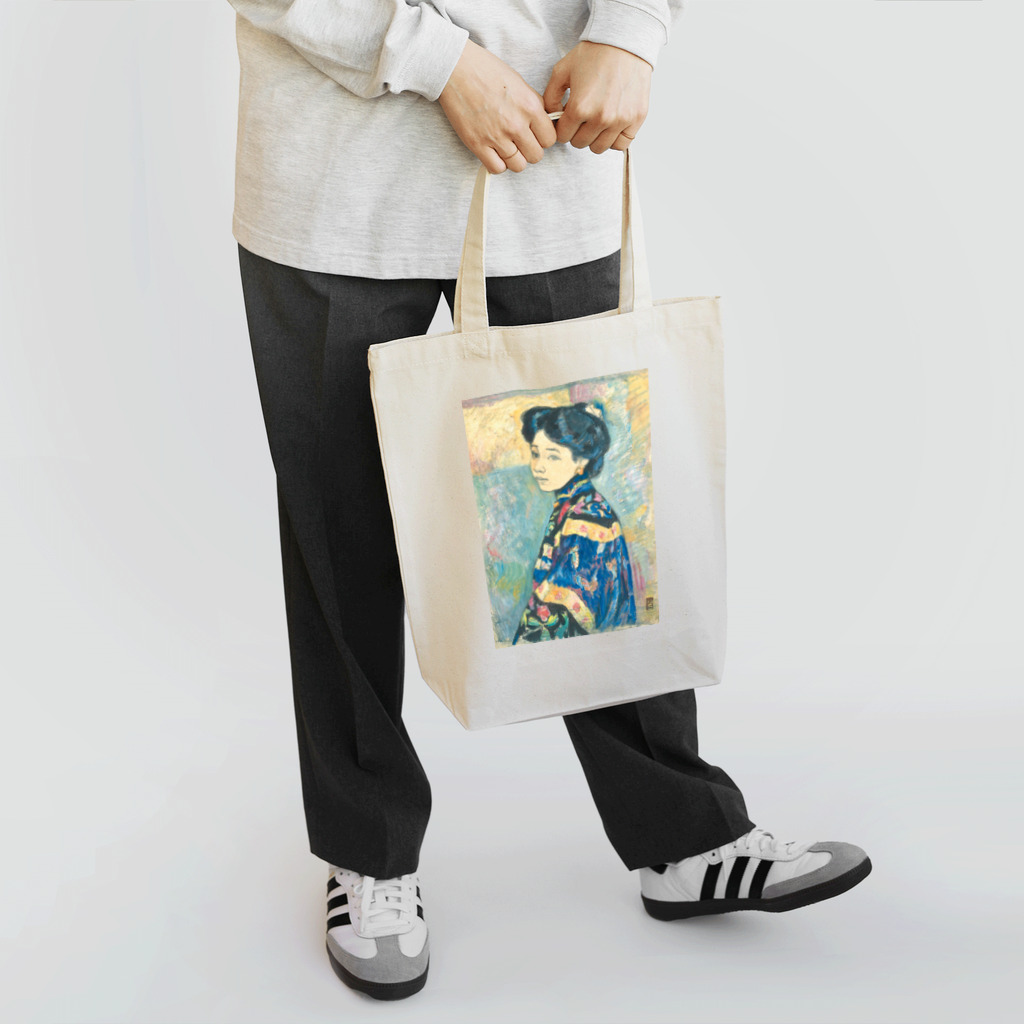 世界の絵画アートグッズの藤島武二 《婦人像》 Tote Bag