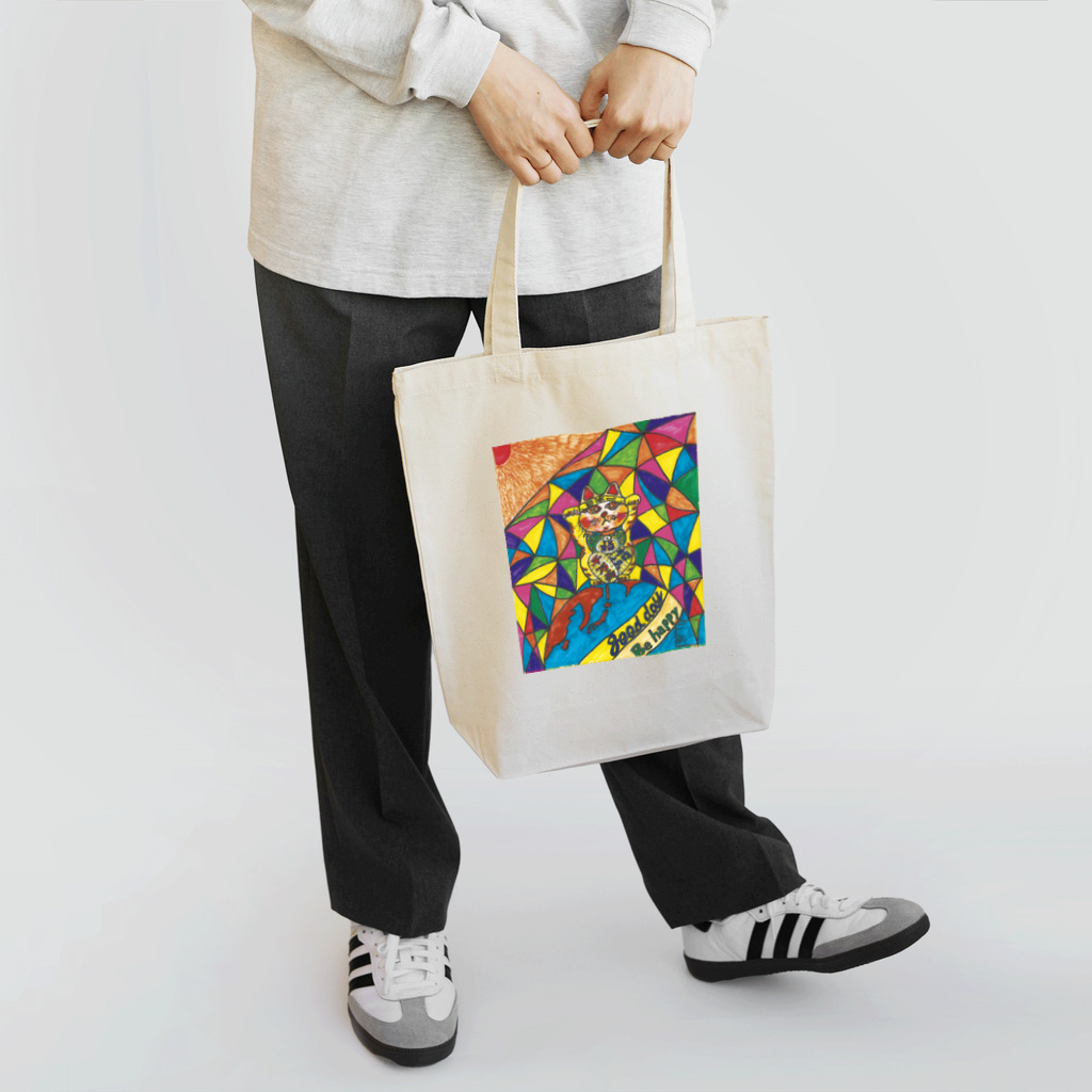 マツキー画ショツプ  good dayのマッキーアート（招き猫）日本一 Tote Bag