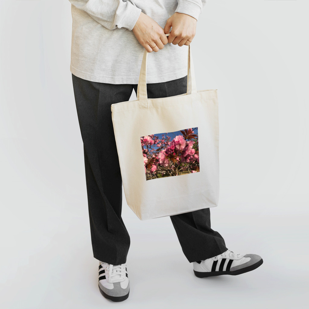 fleurirの花 ピンク 写真 トートバッグ
