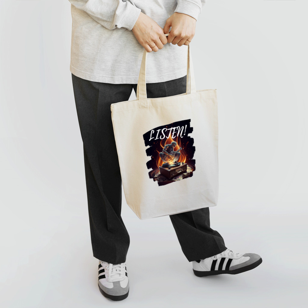 ロック堂のレコードプレイヤー Tote Bag