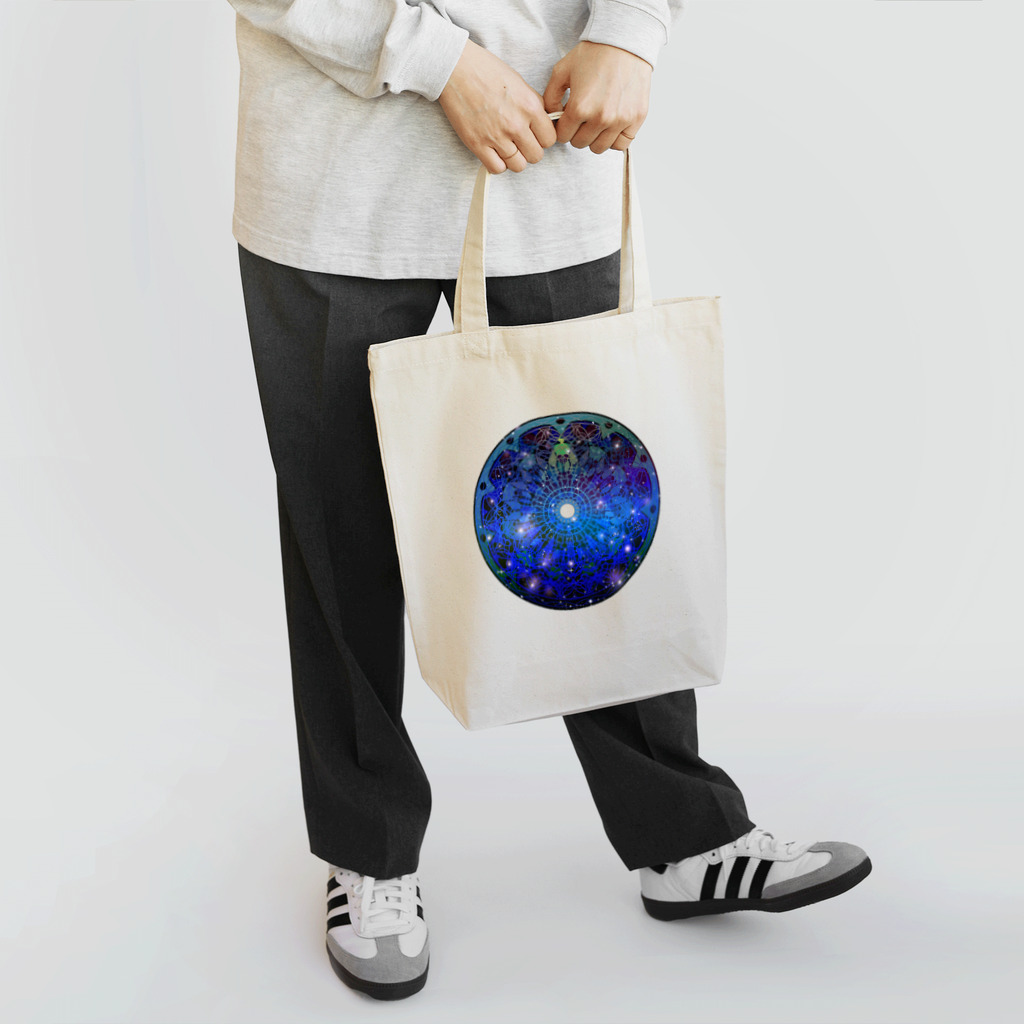 💖宇宙整体♪🌈♪こころからだチャンネル♪💖の宇宙　銀河曼荼羅 Tote Bag