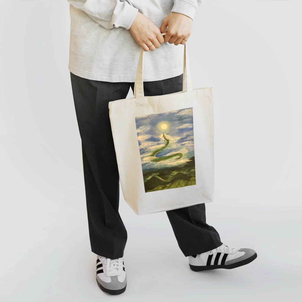 ギャラリー縁の昇龍　- The dragon ascending to heaven - Tote Bag