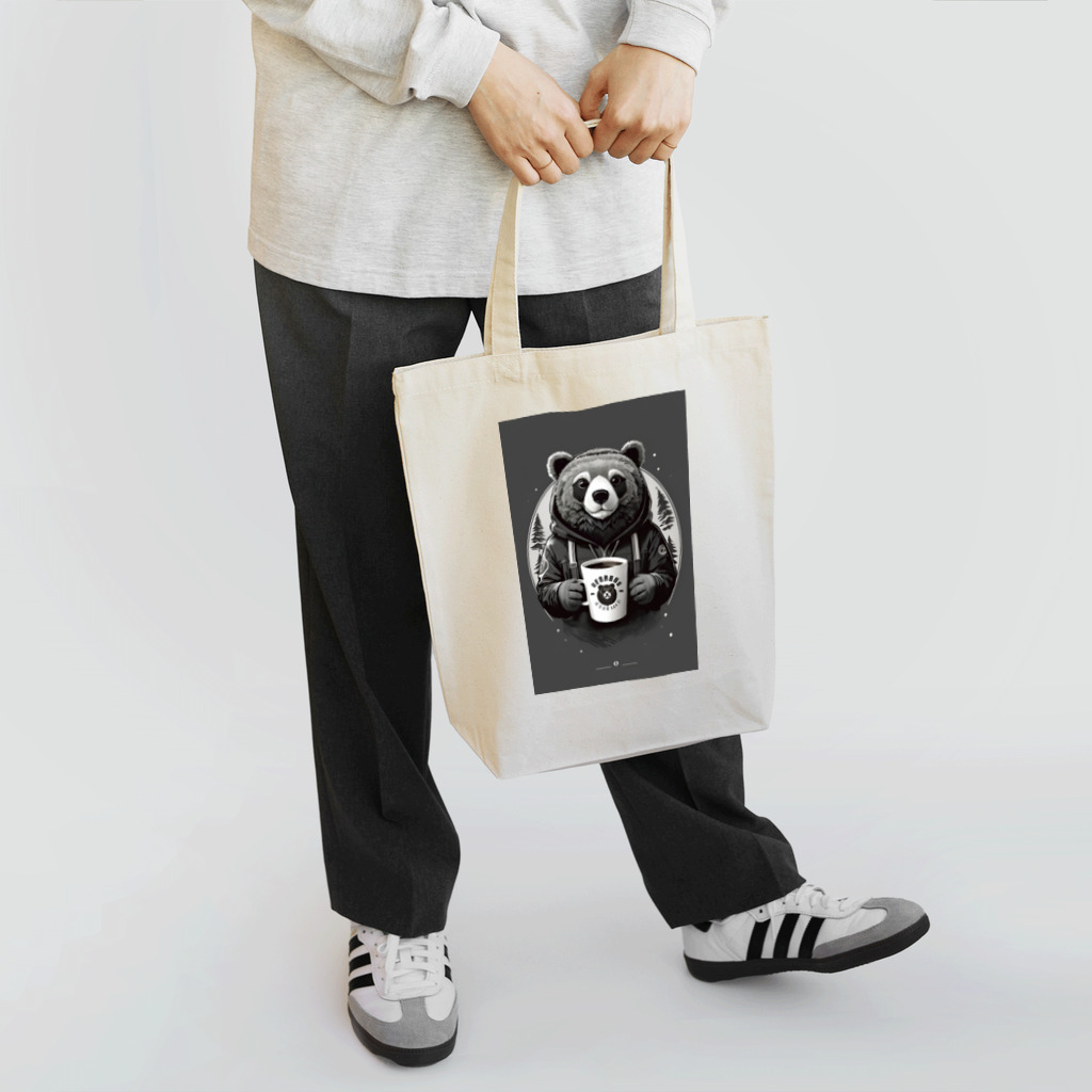 tomohyuのくまのマグカップを持つ熊くん Tote Bag