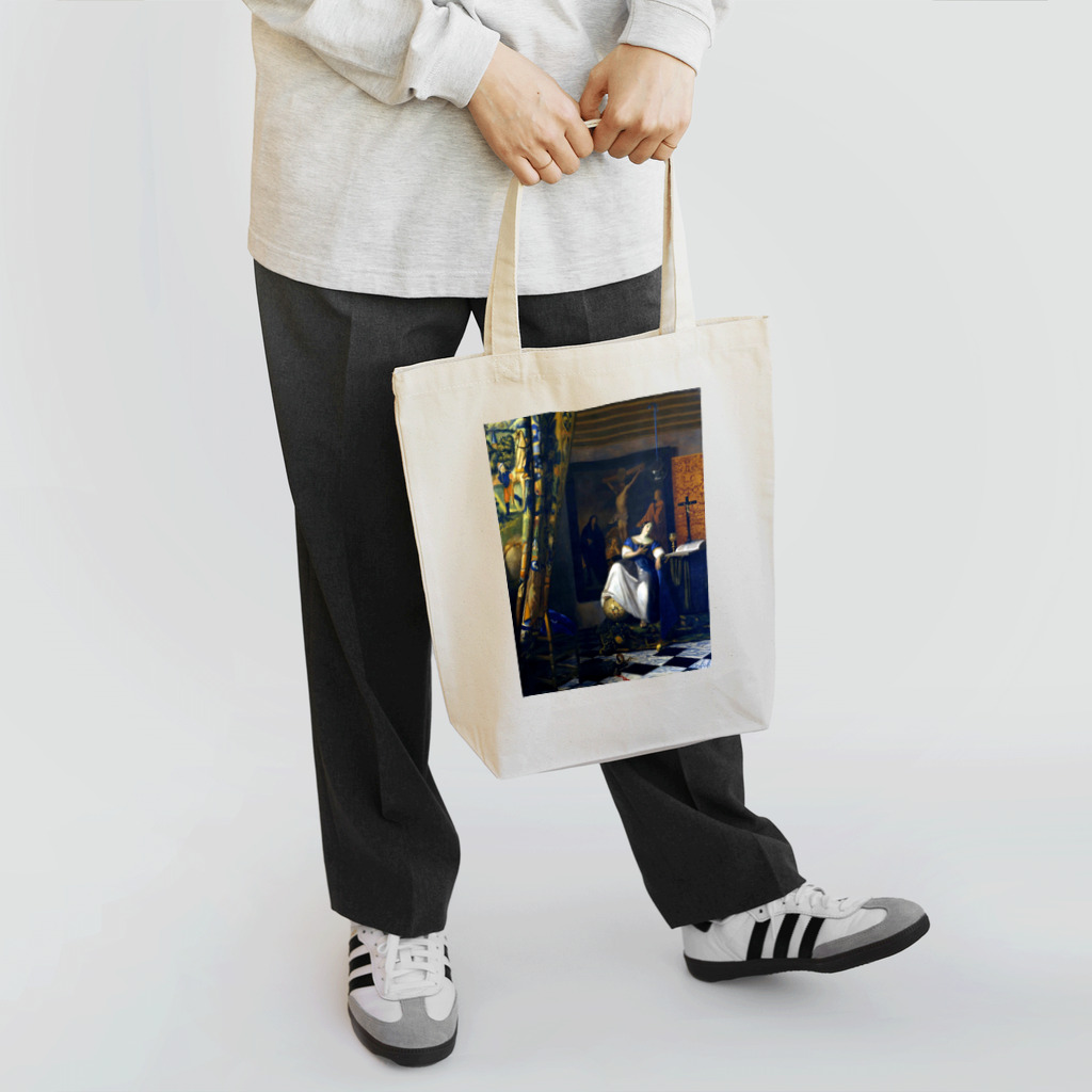 Art Baseの信仰の寓意 / フェルメール (The Allegory of the Faith 1670) Tote Bag