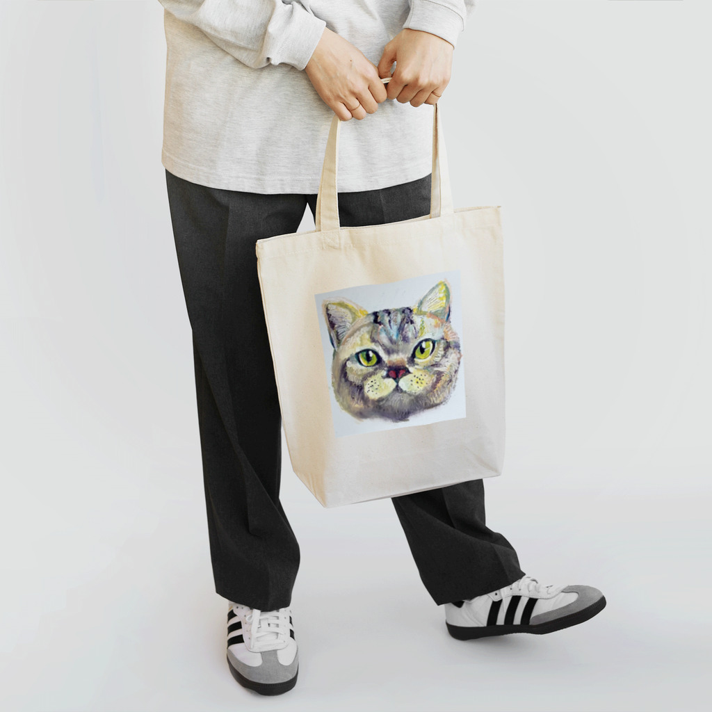 wak/oのくれよんねこ/愛されて育った猫 Tote Bag