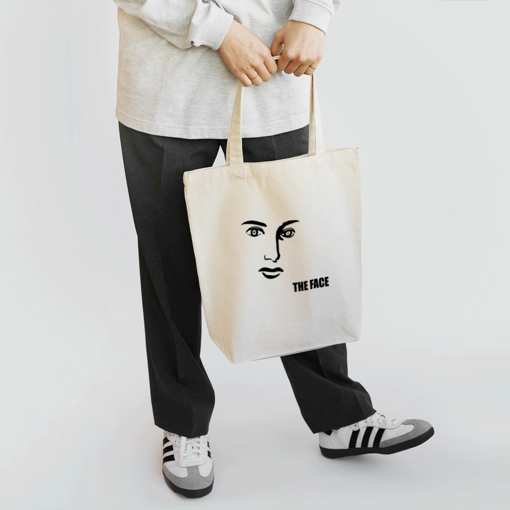 サラスズのTHE FACE2 Tote Bag