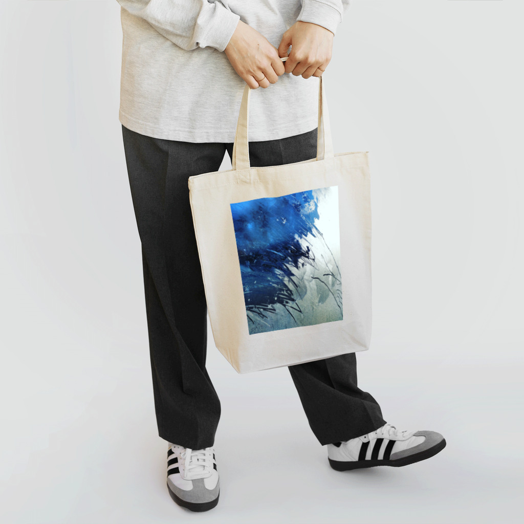 AMINOR (エーマイナー)のWall Paint Blue Tote Bag