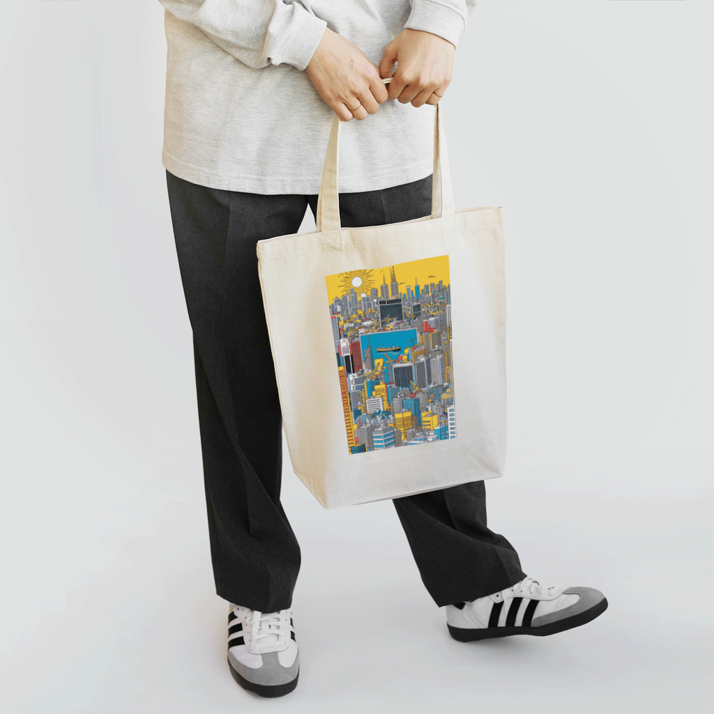 Chop StoreのPOPな街並み Tote Bag