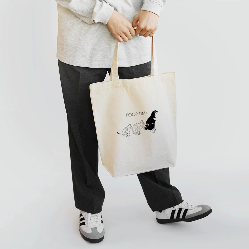 早朝健康家族のPOOP TIME Tote Bag