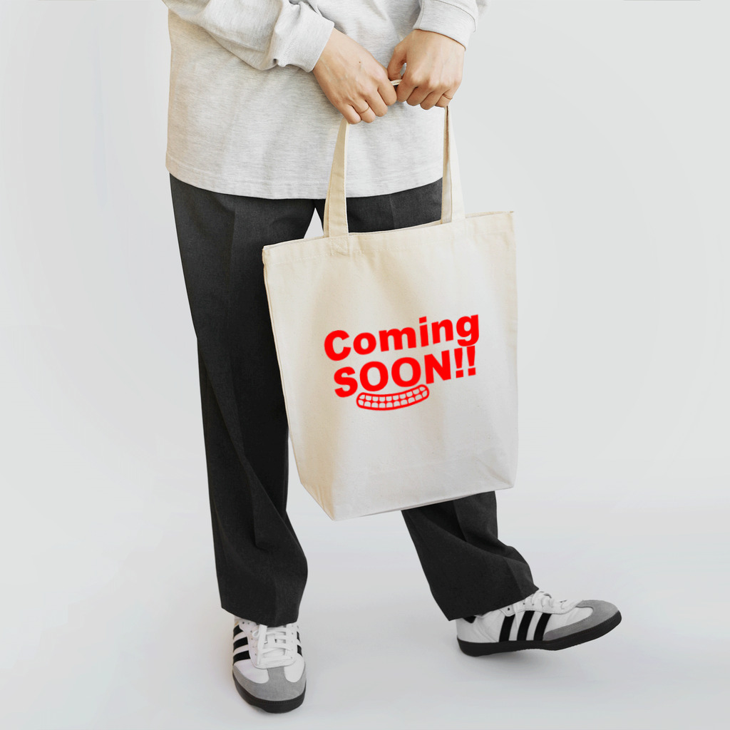 taiyaki styleのComing Soon RED トートバッグ