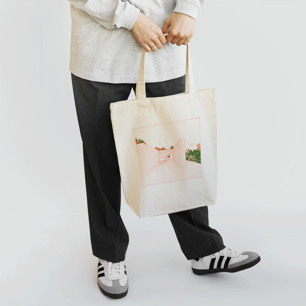 meowの仕事場　朱×緑 Tote Bag