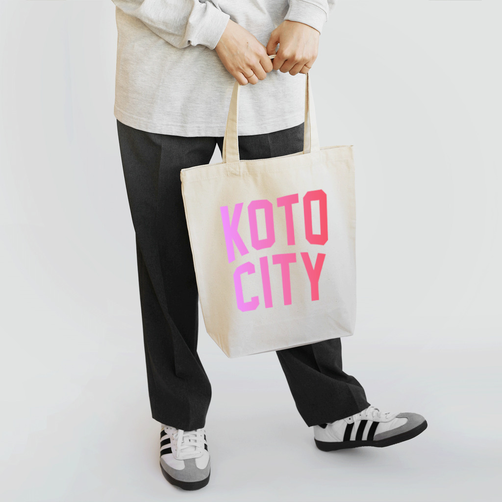 JIMOTOE Wear Local Japanの江東市 KOTO CITY Tote Bag