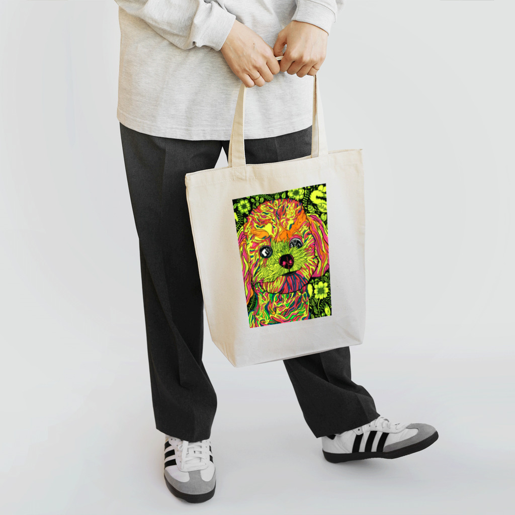 動物絵 Jamanakocic storeの犬 ファッションアイテム Tote Bag