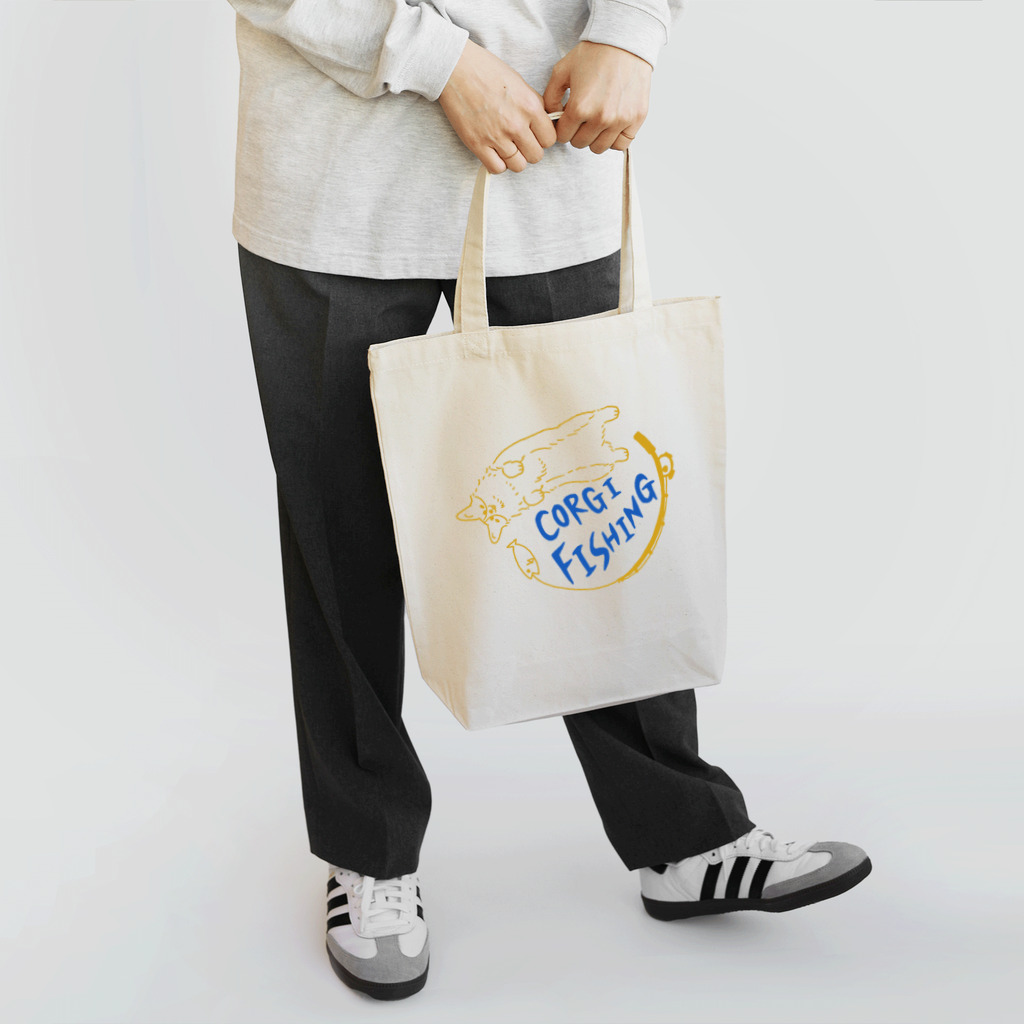 はじやのコーギーフィッシングトート Tote Bag