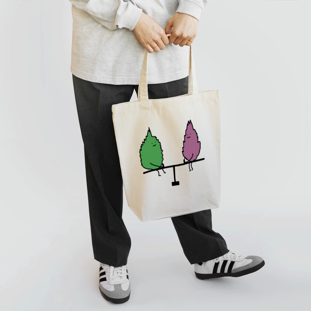 ＋Whimsyのシーソーシソ Tote Bag