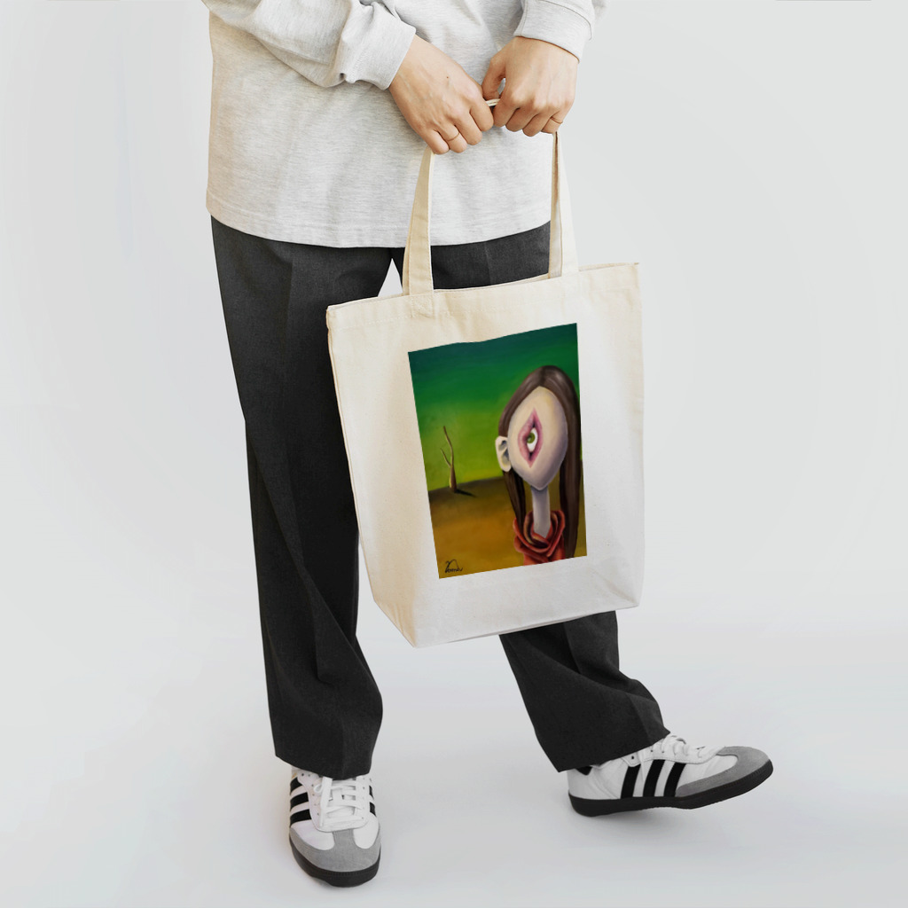 なかがわ寛奈の「花と女」 Tote Bag