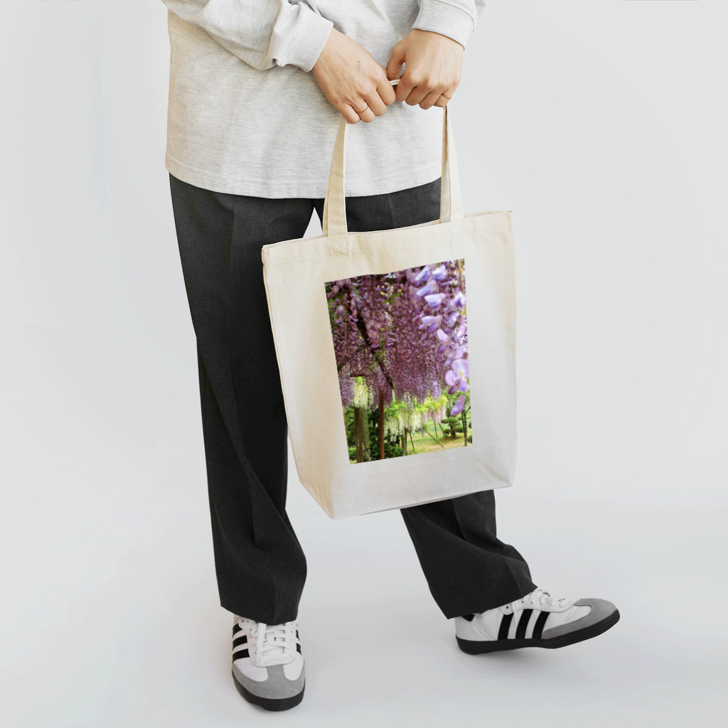 piroskaの藤の花 トートバッグ
