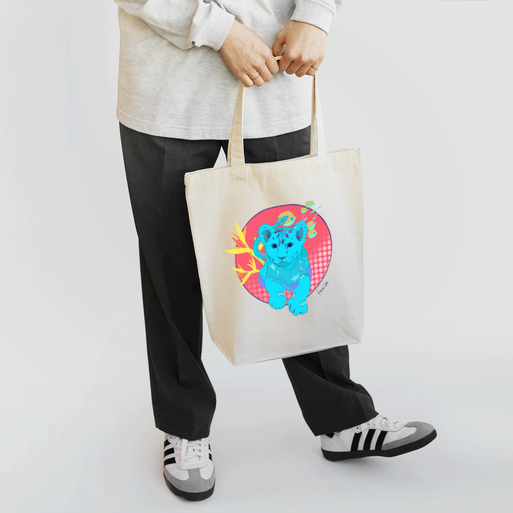 KAYTE LEE STOREのLION CUB  ライオン Tote Bag