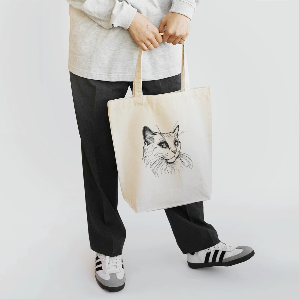 Matsue Hannaのクリクリお目目のラグドール Tote Bag