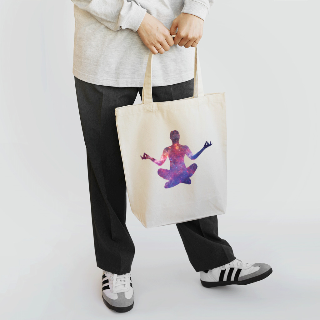 Fred Horstmanの初心者 の ため の ヨガ の ポジション    yoga position for beginners Tote Bag