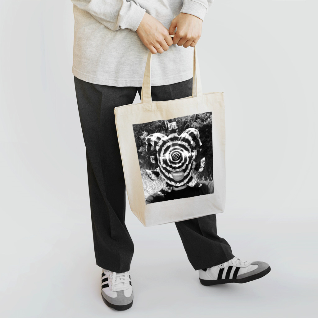 pagdaiの渦巻き男モノクロVer. Tote Bag