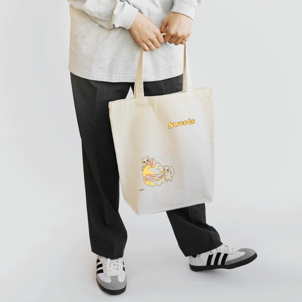 あくせくな世界のsweets(シュークリーム) Tote Bag