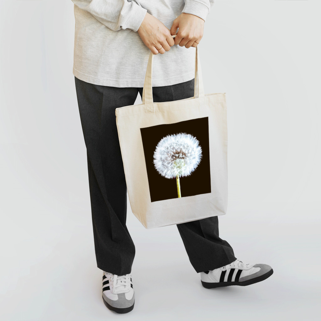 po_ta_mosのタンポポ　「植物の肖像画」シリーズ トートバッグ