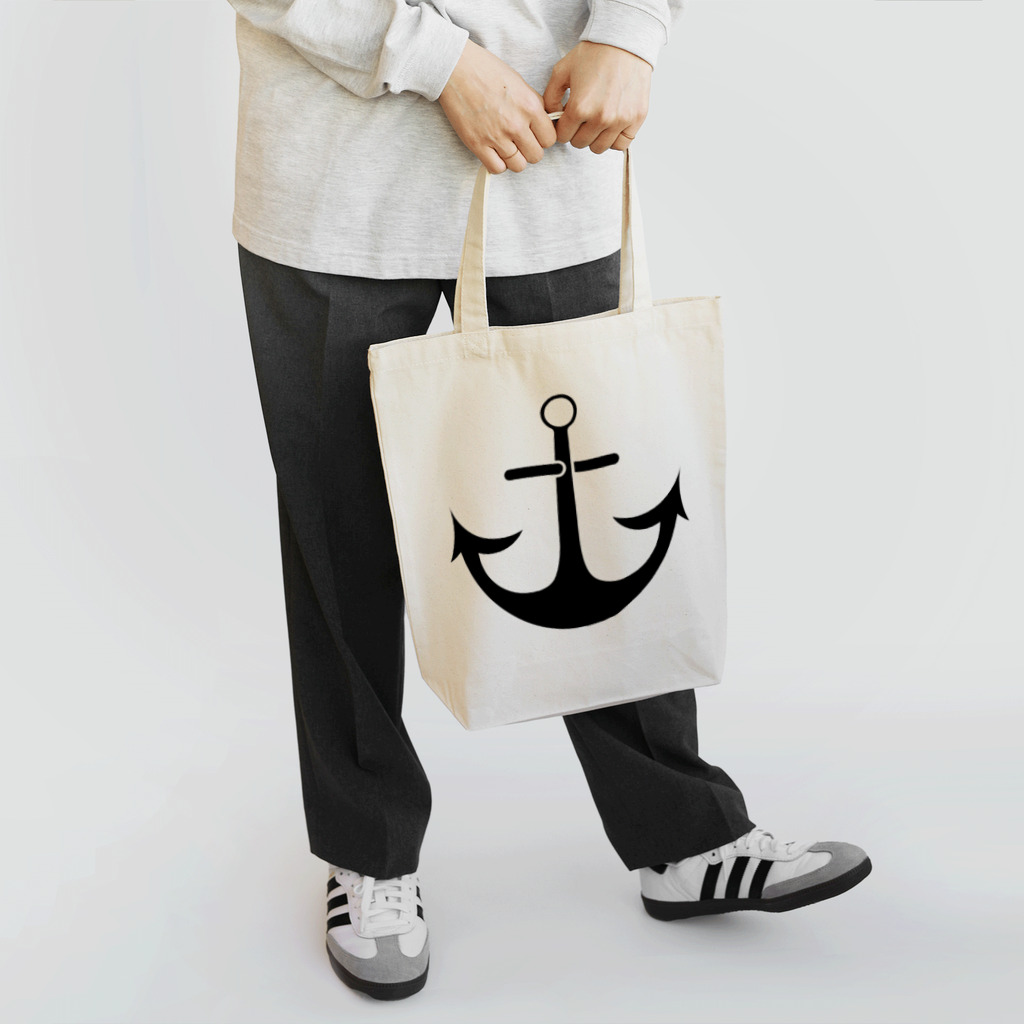 日本の家紋 汽船錨 Tote Bag