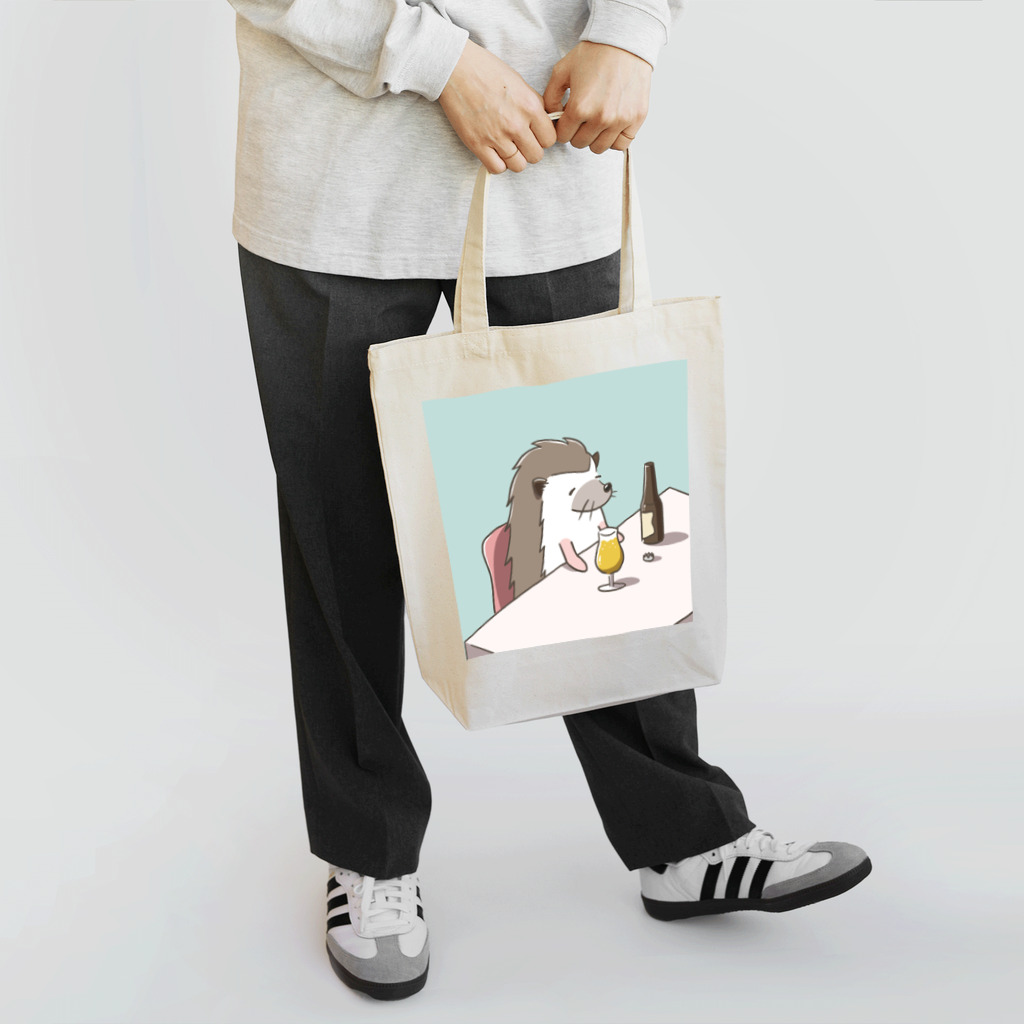 ハリネズミイラスト🦔のフライデー・ナイト Tote Bag