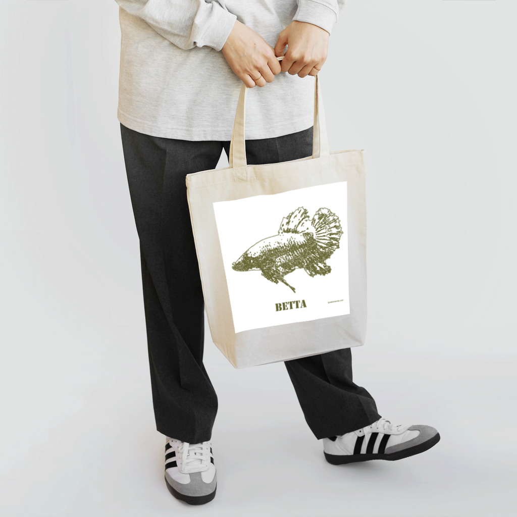 サカナノートの闘魚ベタ Tote Bag