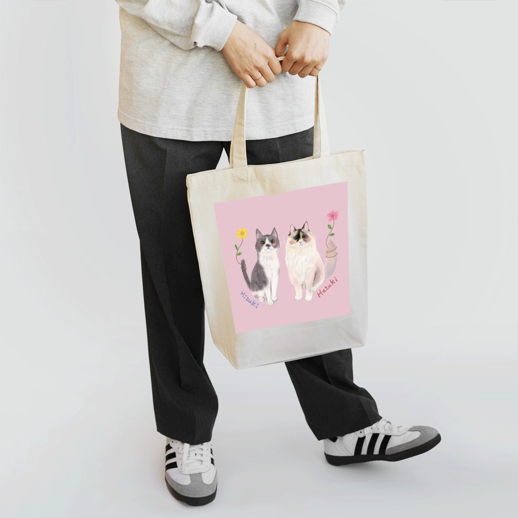 catpainter_moeのほこにゃんシリーズ★葉月&水月ちゃん専用♪ Tote Bag