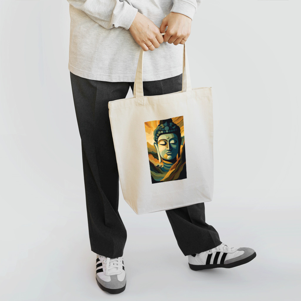 癒し屋（iyashiya）のMeditation buddha Tote Bag