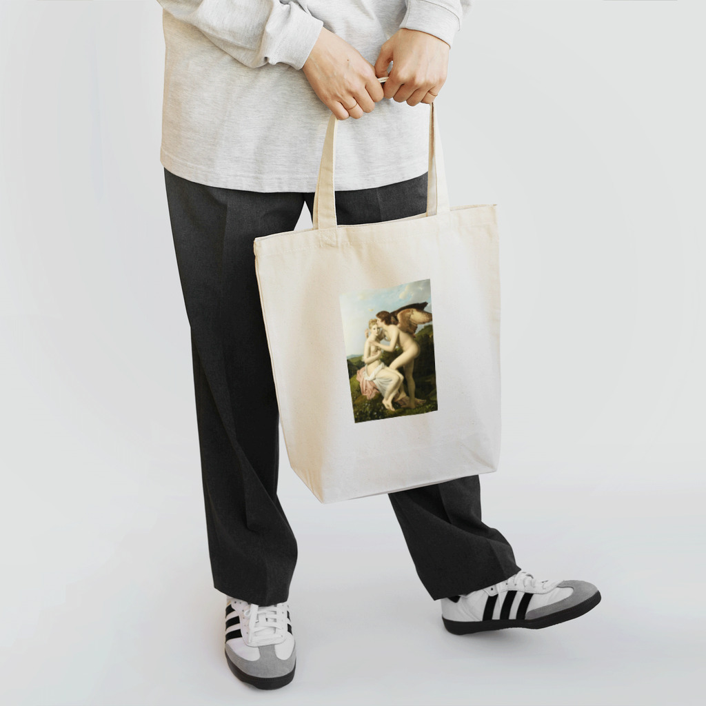 夢見る西洋絵画のフランソワ・ジェラール「プシュケとアムール」 Tote Bag