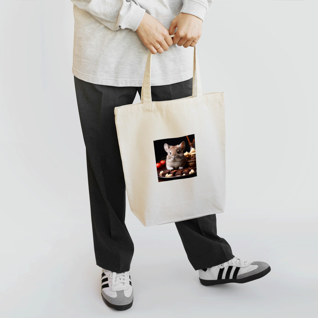 ZeroCreativeのチョコレートチンチラ Tote Bag