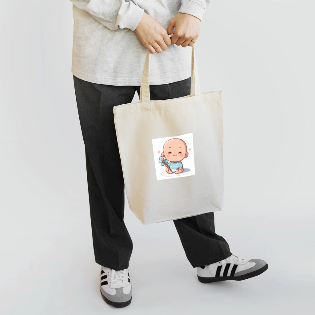 アミュペンの可愛らしい赤ちゃん、笑顔🎵 Tote Bag