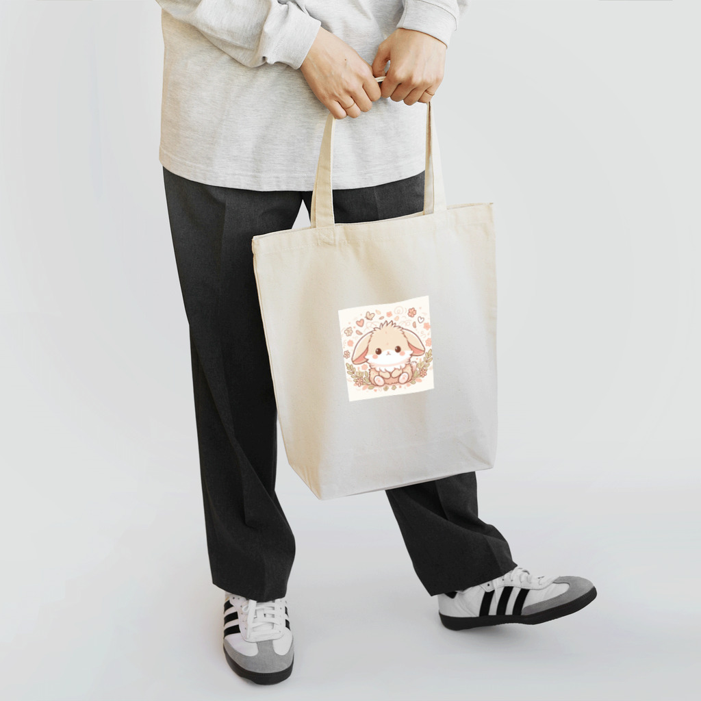 narunaru06のかわいいうさぎのキャラクターグッズです Tote Bag