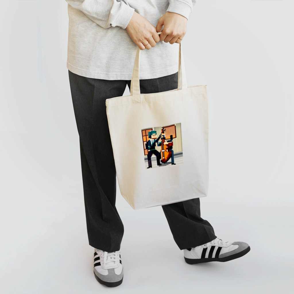 nomad4491のドット絵のダブルベース Tote Bag