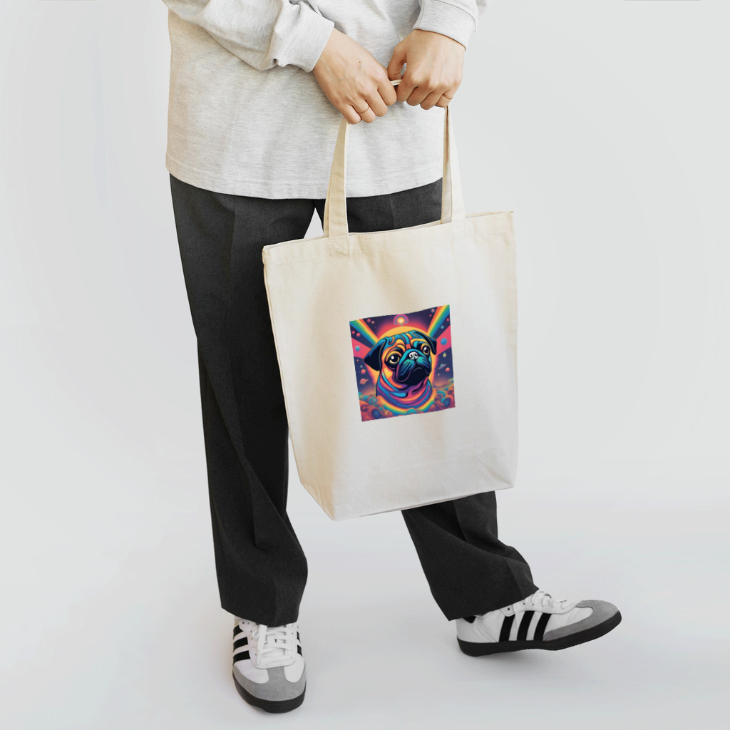 Anniversary TRIBEのあにとら【パグ】 Tote Bag