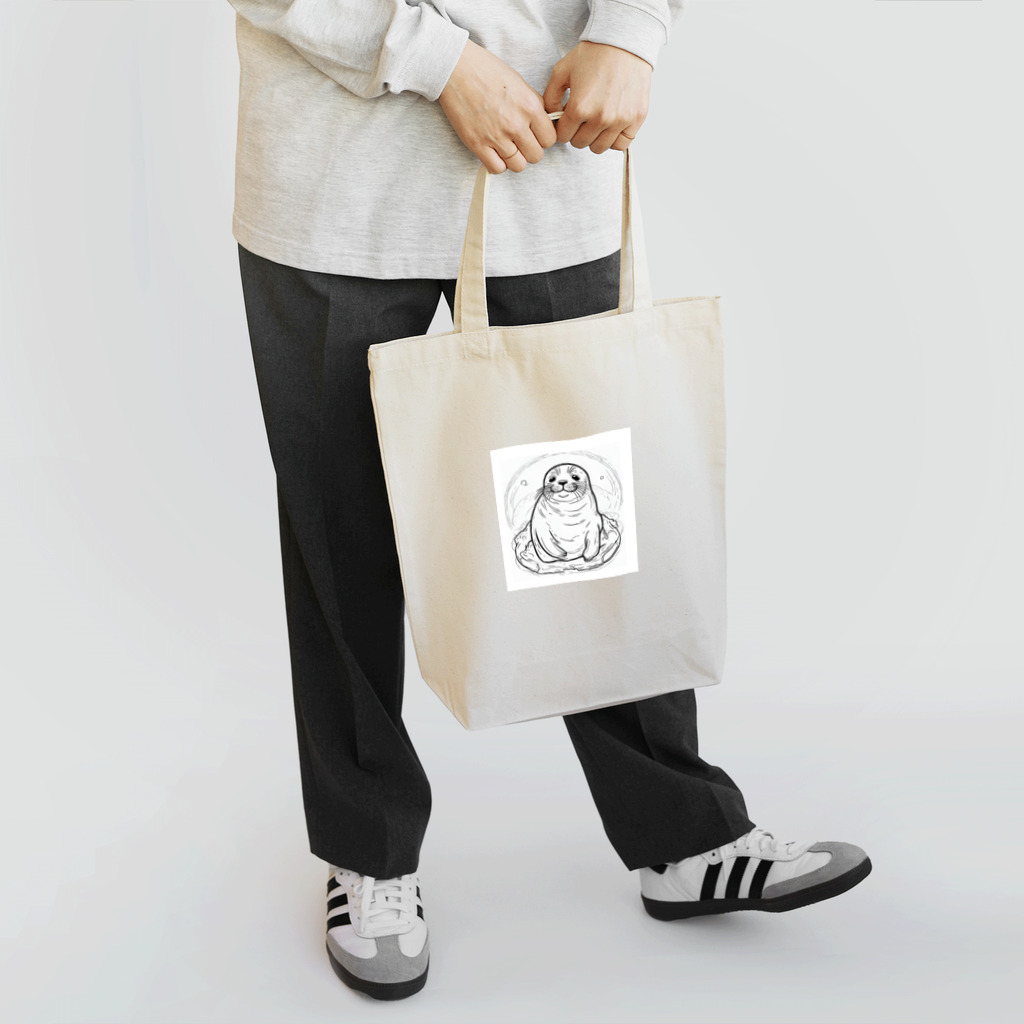 びとらびのアザラシ君の日常 Tote Bag