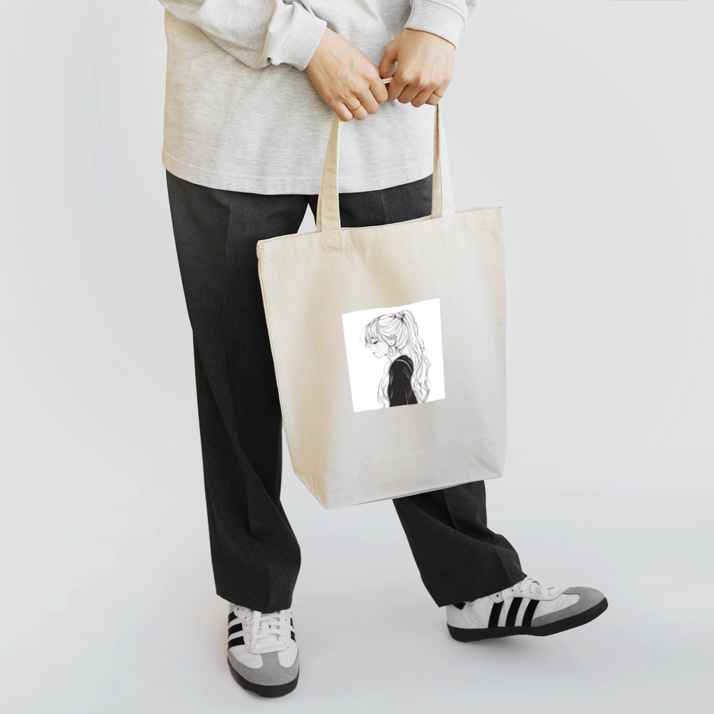 ニャン丸の横顔のときめき Tote Bag